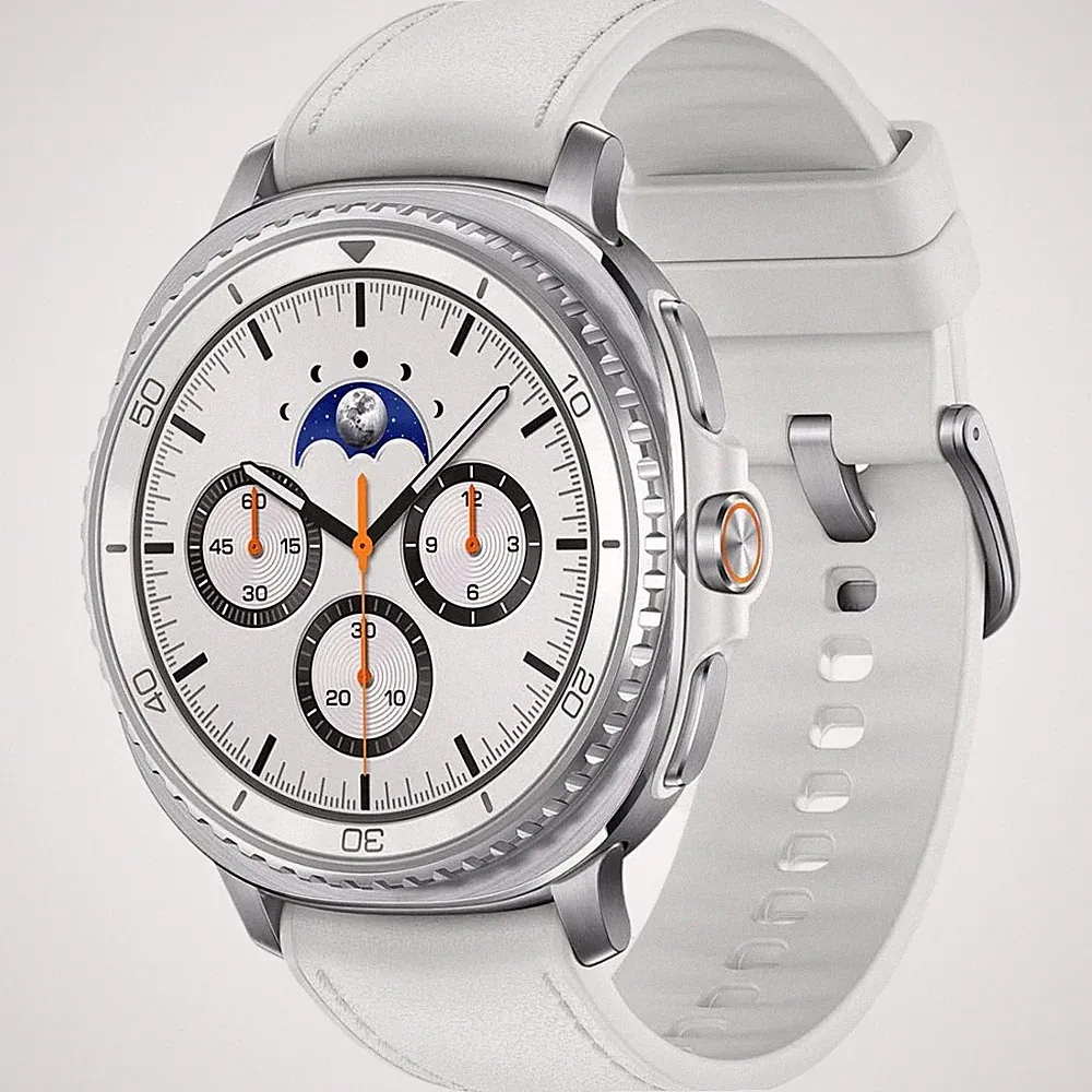 Samsung Galaxy Watch8 Classic L505 46 mm LTE Smartwatch weiß Bluetooth WLAN NEU!