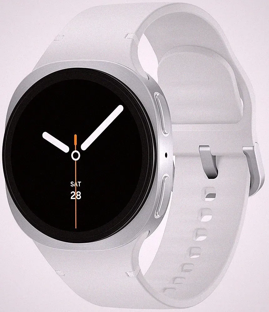 Samsung Galaxy Watch8 Digital 40 mm Smartwatch Rund IP68 327 ppi Silber