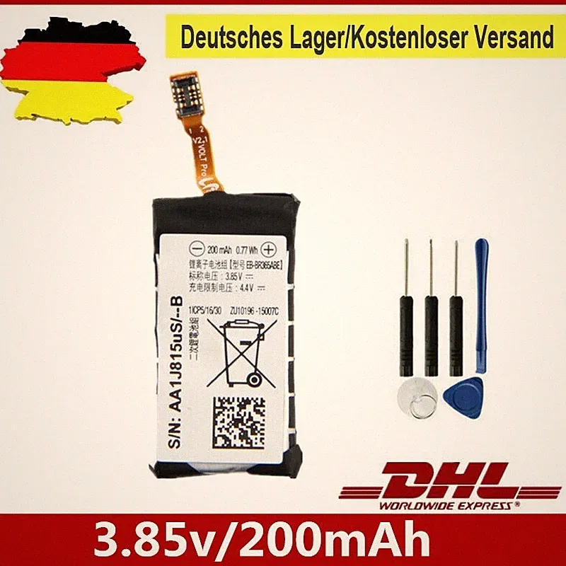 Samsung Gear Fit2 Pro SM-R365 Fitness Smartwatch Replacement Akku EB-BR365ABE