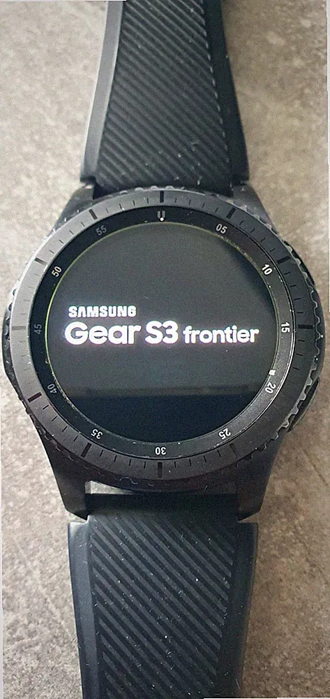 Samsung Gear S3 Frontier SM-R760 Smartwatch 46 mm Edelstahl Tizen 4 GB Dock