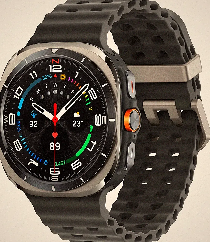 SAMSUNG Smartwatch Galaxy Watch Ultra LTE 47mm Titan Wear OS Titan Silber B-Ware