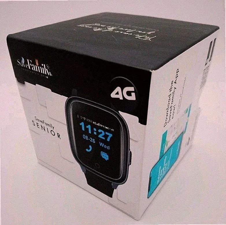 SaveFamily Senior, Smartwatch für Senioren, GPS, Anrufe, Notruferinnerung