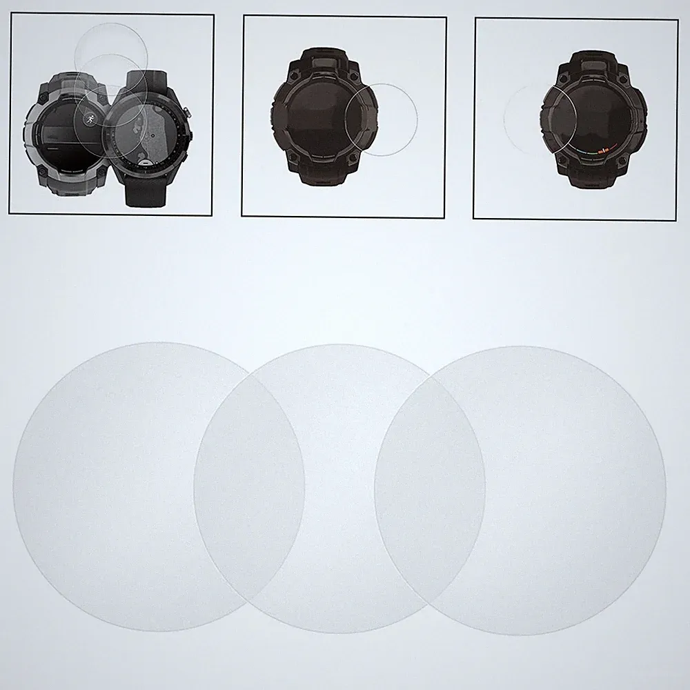 Schlankes Design Hartglas Schutz für Garmin Instinct3 45mm Smartwatch