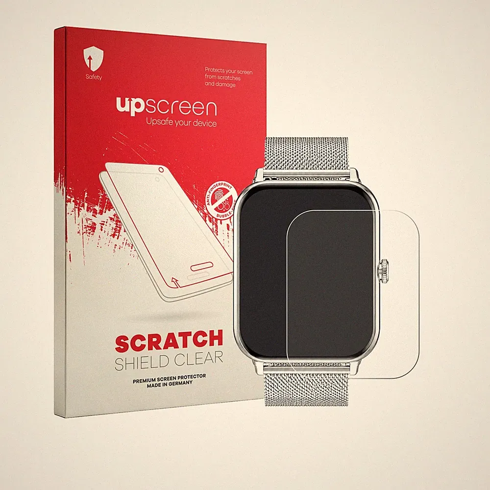 Schutz Folie für Betatree Smartwatch 1.85" Kratzfest Anti Fingerprint Klar