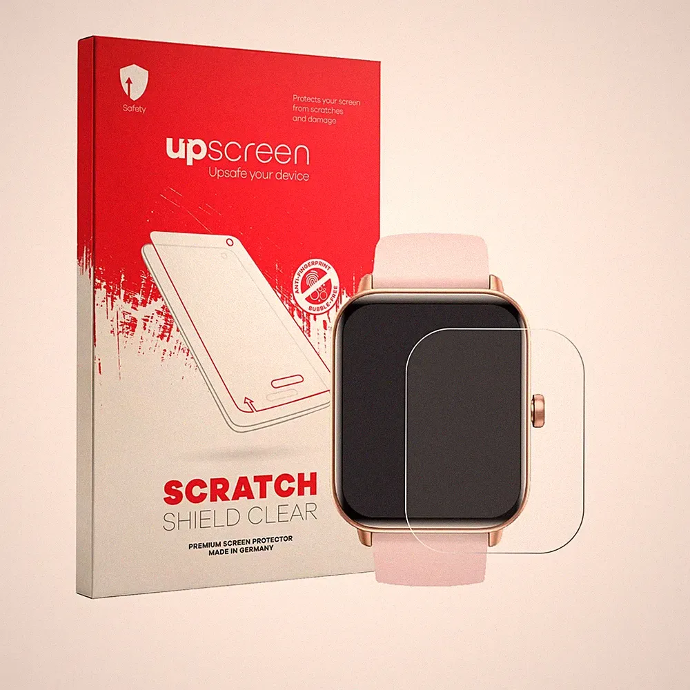 Schutz Folie für Trunsif Smartwatch 1.85" Kratzfest Anti Fingerprint Klar