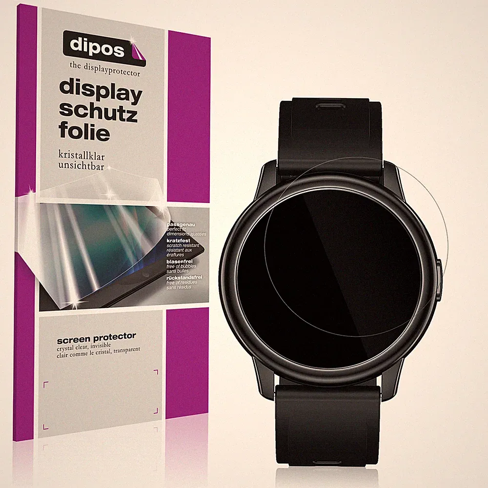 Schutzfolie für Cillso 1,3 Zoll Smartwatch Display Folie klar
