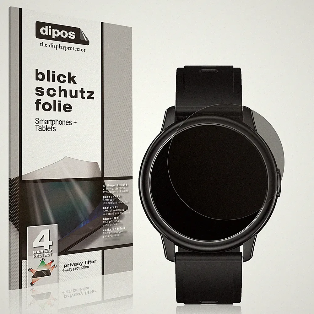 Schutzfolie für Cillso 1,3 Zoll Smartwatch mit Sichtschutz Blickschutz Folie