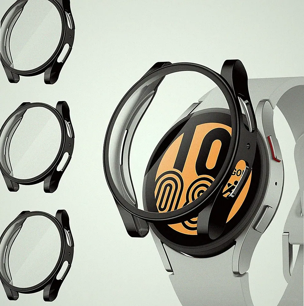 Schutzhülle TPU Ultradünn Vollschutz für Galaxy Watch 4 5 40mm 44mm 3 Stück
