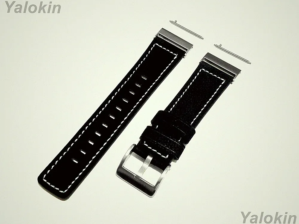 Schwarzes Wildlederarmband Für Garmin Venu X1 Fitness Smartwatch - A24B22