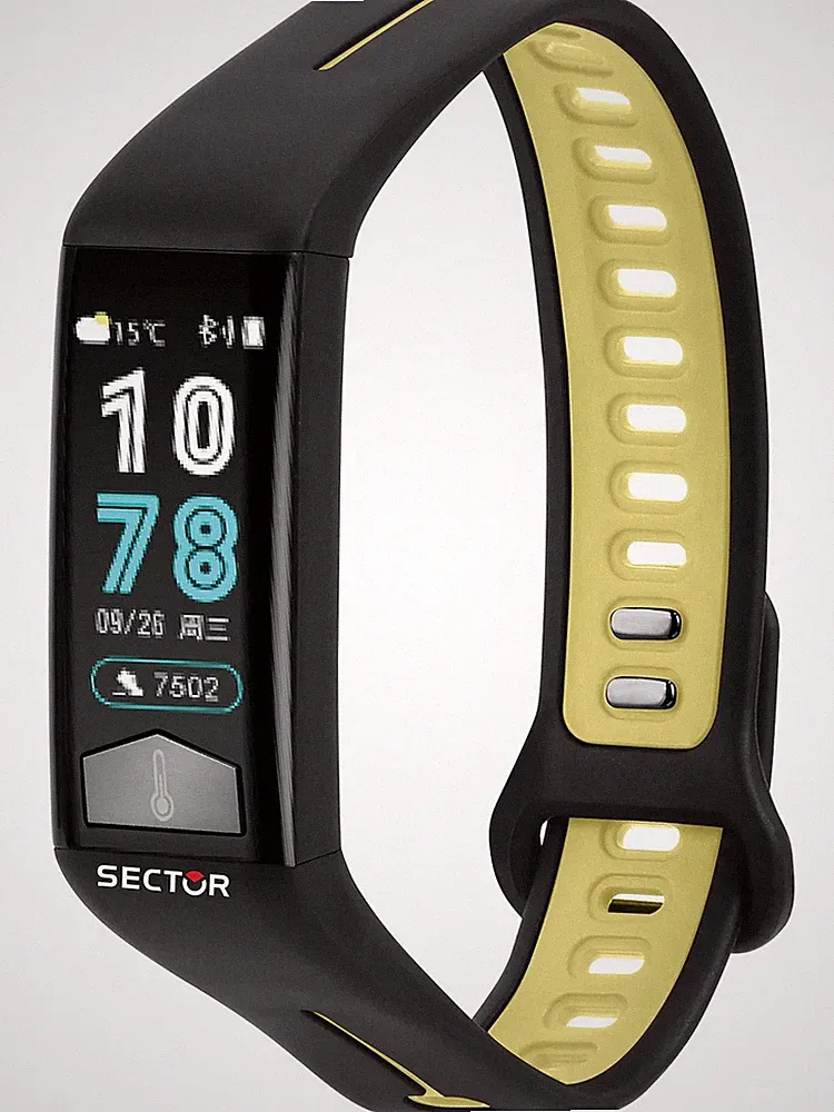Sector R3251278002 Fitnessuhr EX-11 20mm Smartwatch Quarz Unisex Schwarz 0 ATM
