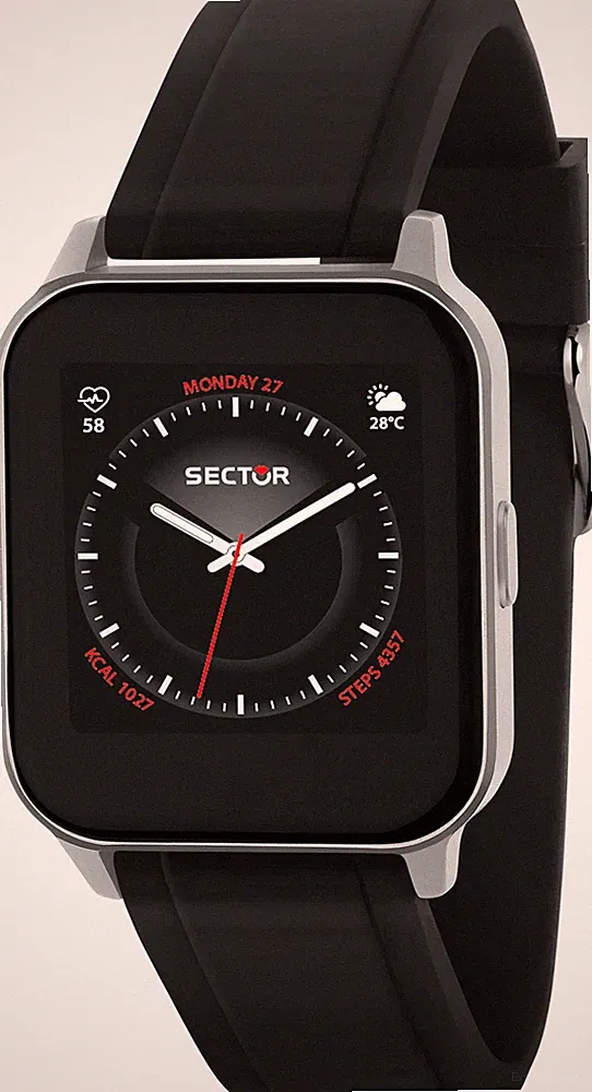 SECTOR - S-05 Smart 39*33MM Schwarz - R3251550003 - Herrenuhren, Damenuhren
