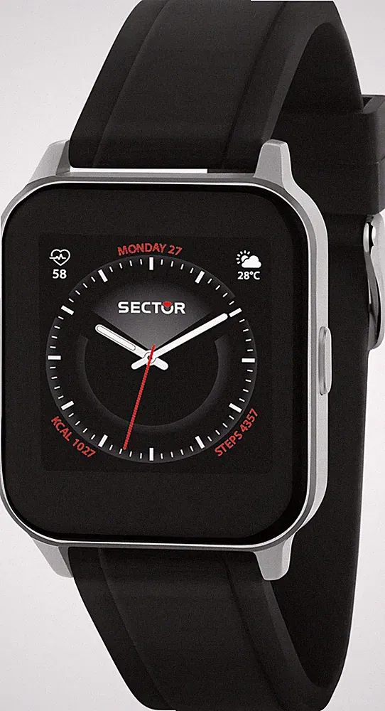 SECTOR - S-05 Smart 39*33MM Schwarz - R3251550003 - Herrenuhren, Damenuhren