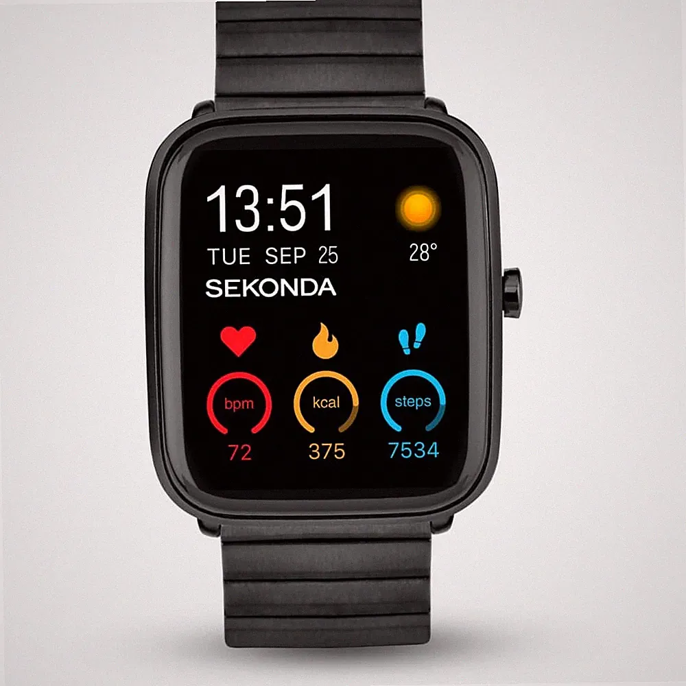 Sekonda Motion Plus Smartwatch Schwarz 30223