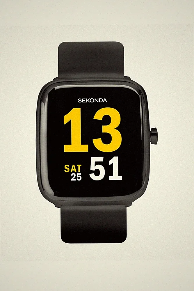 Sekonda Motion Schwarzes Silikonarmband 36mm Smart Watch 30009