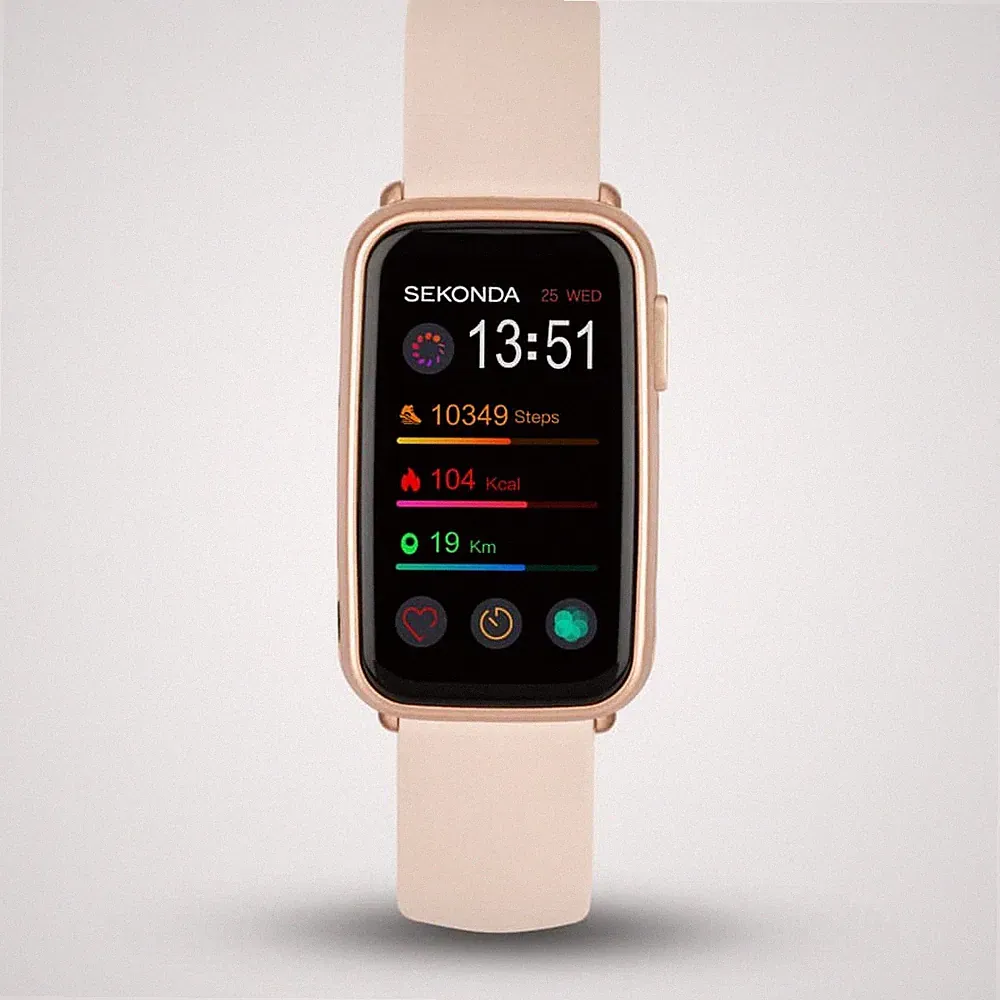 Sekonda Track Pink Rubber Smartwatch 30170