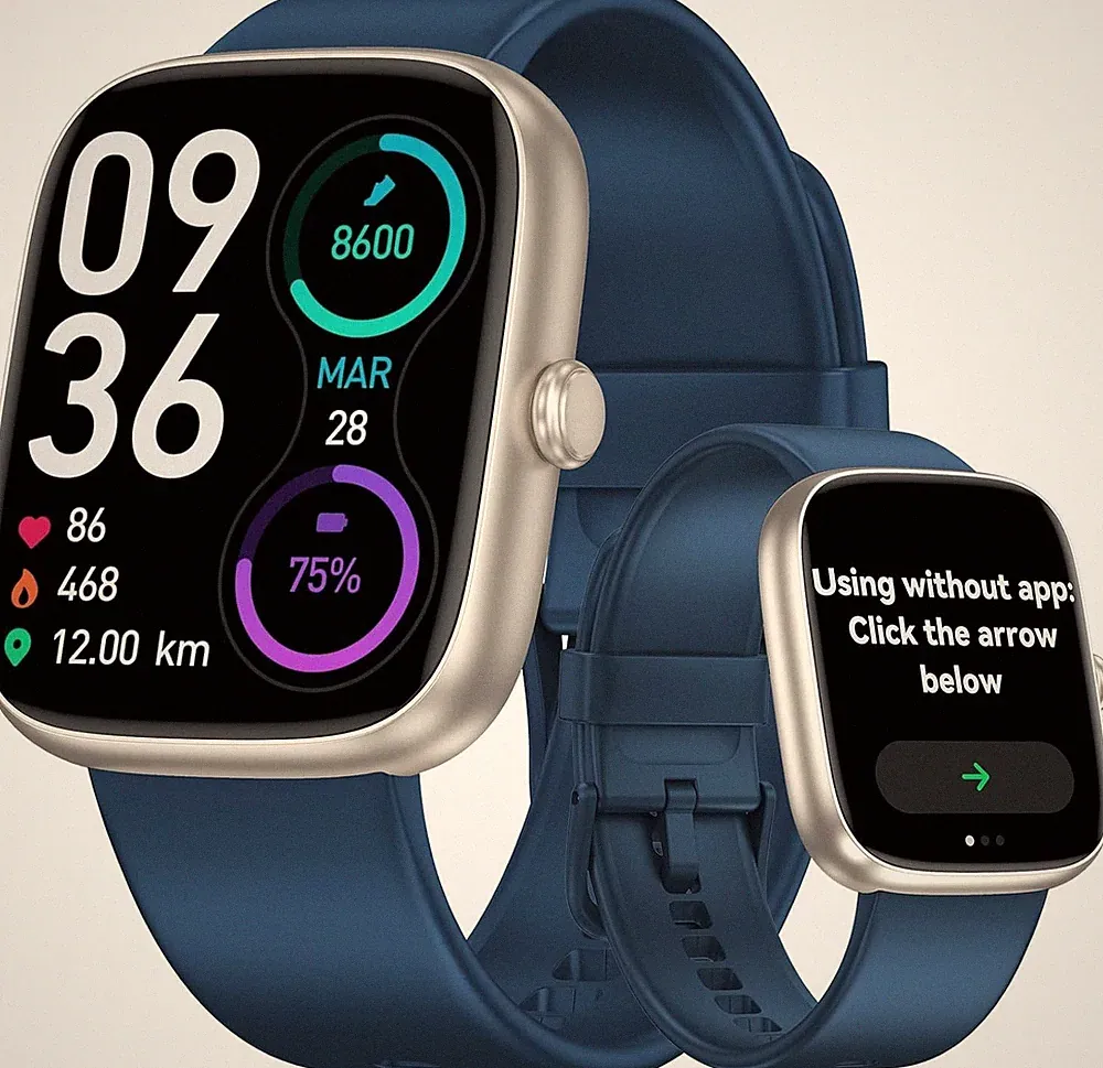 Seniorenfreundlicher Fitness-Tracker mit großer Schrift keine App/erforderlicher, wasserdichter Pedome...
