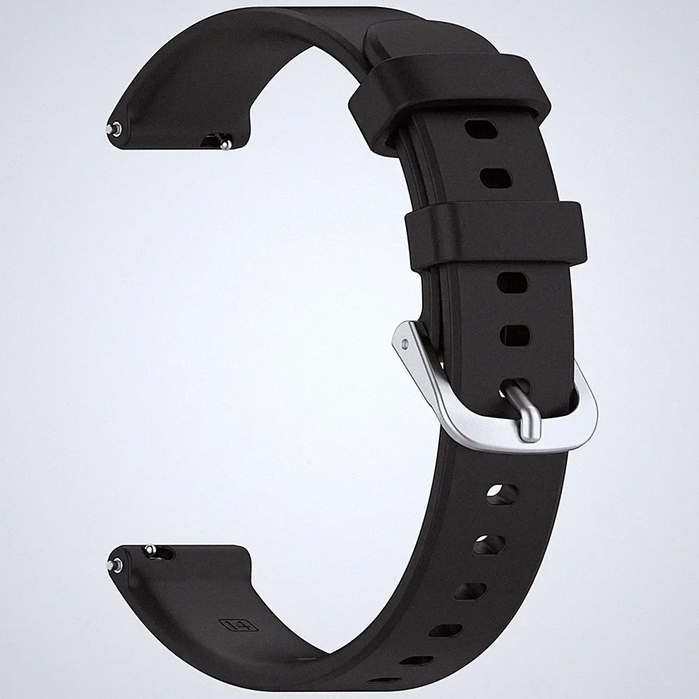 Silikon Armband Für Garmin Lily2 Smartwatch Sport Tracke Uhrenarmband Schwarz