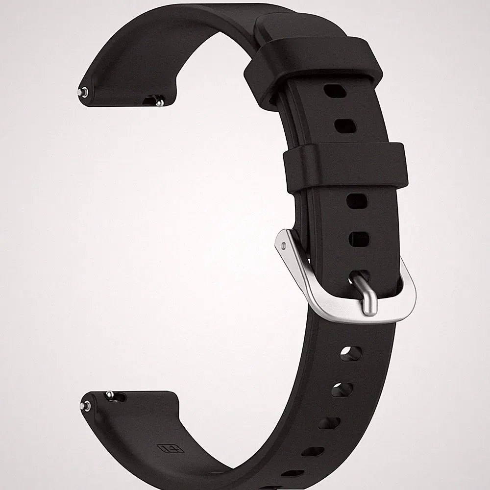 Silikon Armband Für Garmin Lily2 Smartwatch Sport Tracke Uhrenarmband Schwarz