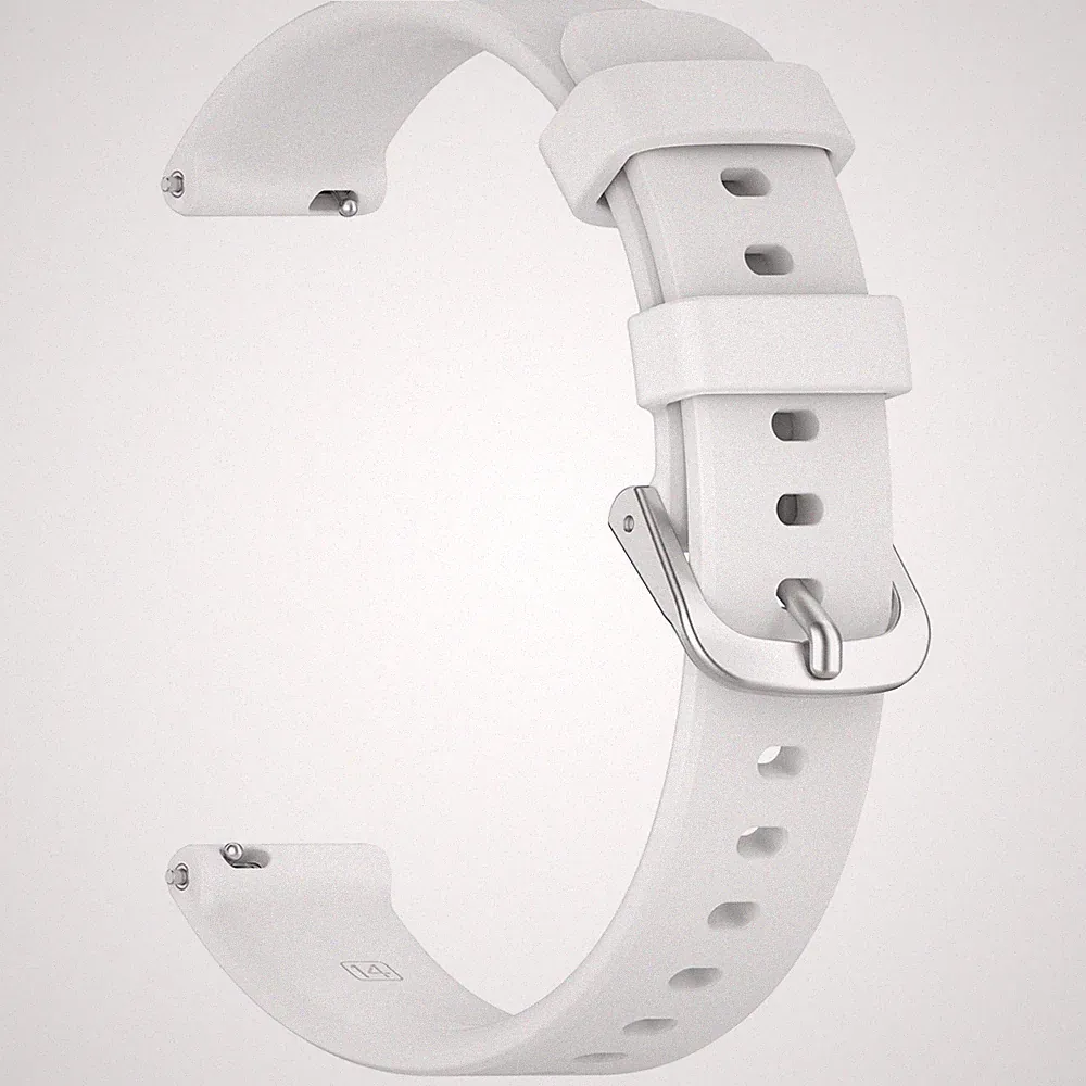 Silikon Armband Für Garmin Lily2 Smartwatch Sport Tracke Uhrenarmband Weiss