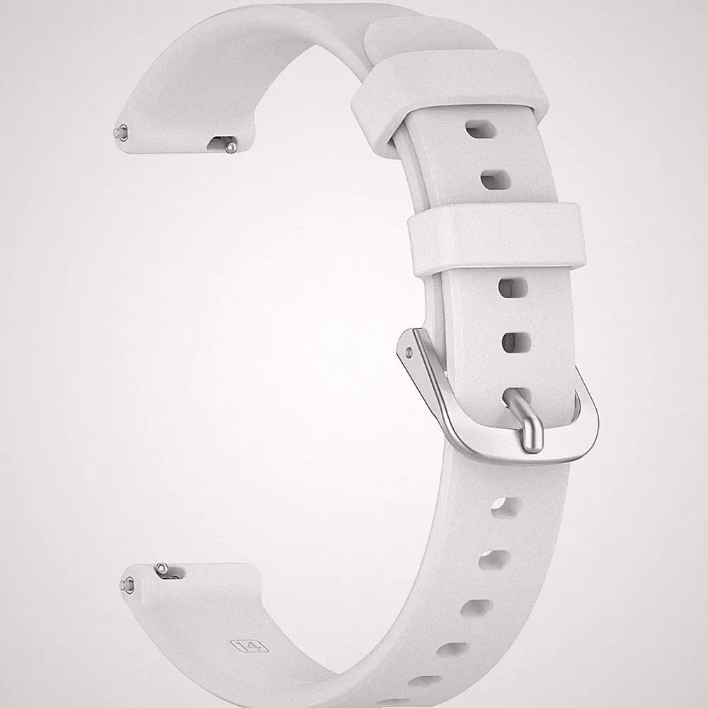 Silikon Armband Für Garmin Lily2 Smartwatch Sport Tracke Uhrenarmband Weiss