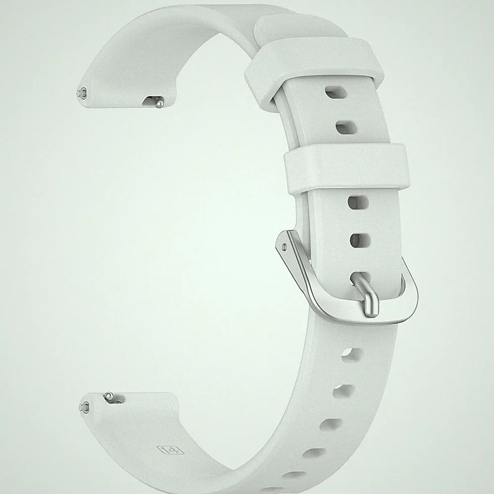 Silikon Armband Für Garmin Lily2 Smartwatch Sport Tracke Uhrenarmband Weiss