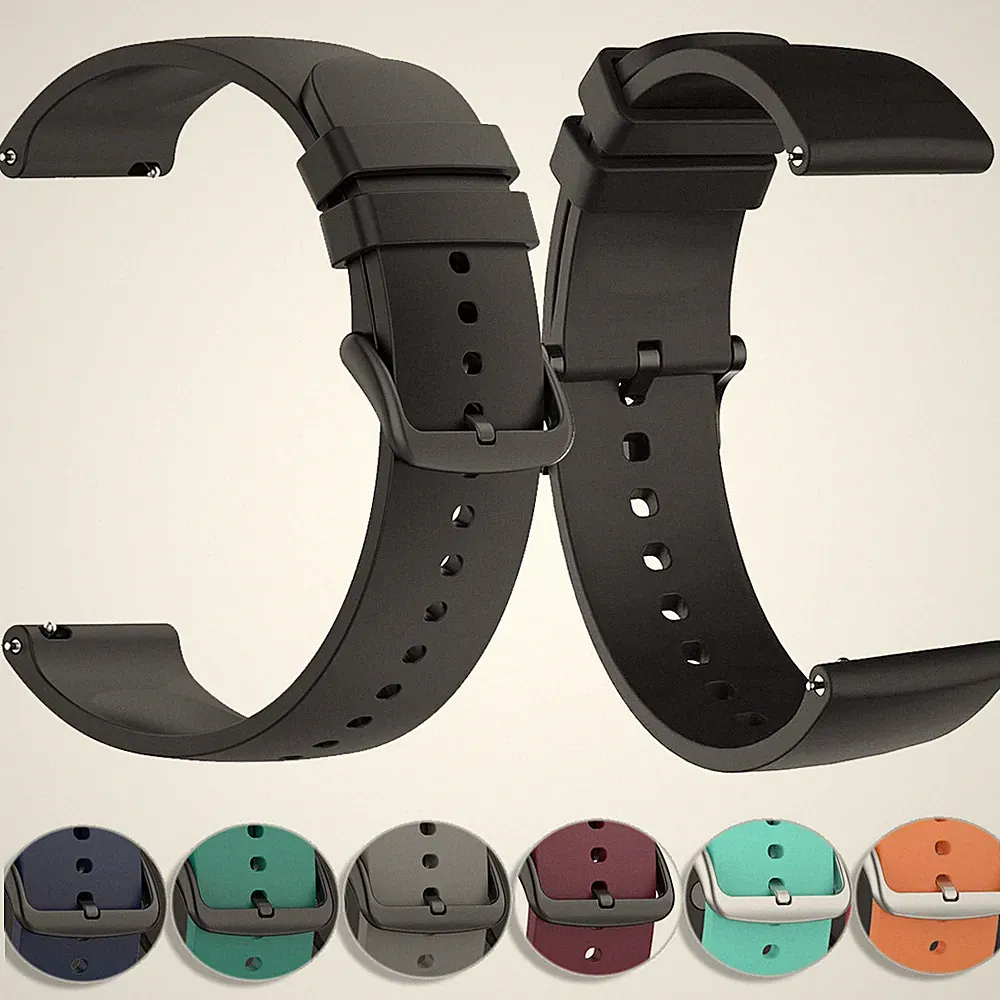 Silikon Armband Für Samsung,Huawei,Amazfit GTS4 mini Universal Uhrenarmband 20mm