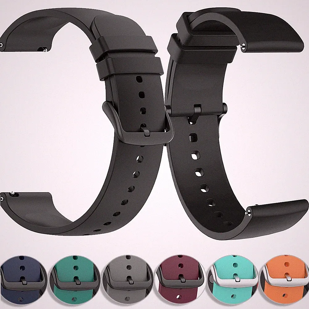 Silikon Armband Für Samsung,Huawei,Amazfit GTS4 mini Universal Uhrenarmband 20mm