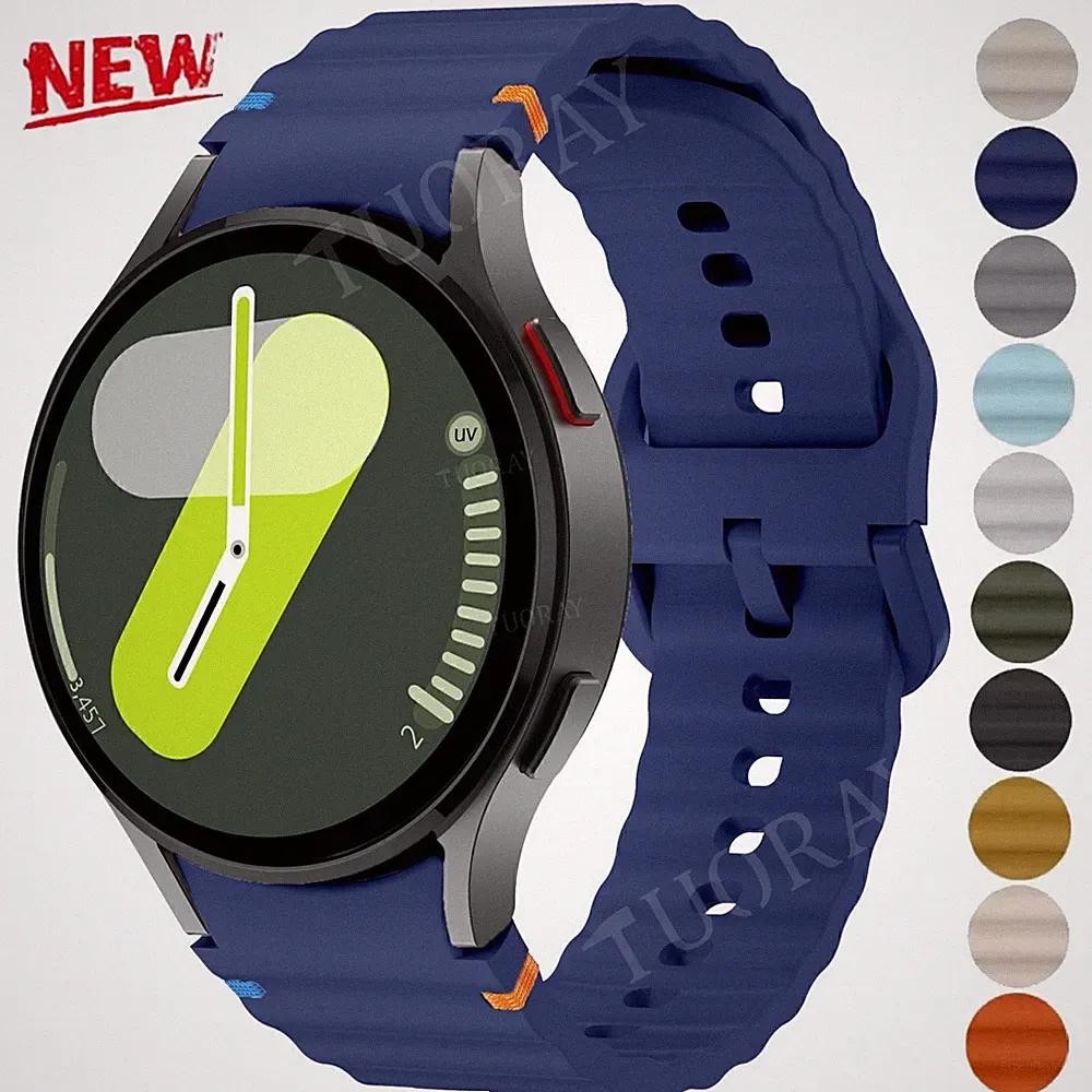 Silikon Armband Strap Für Samsung Galaxy Watch 4 5 6 7 EF Ersatz Band Smartwatch