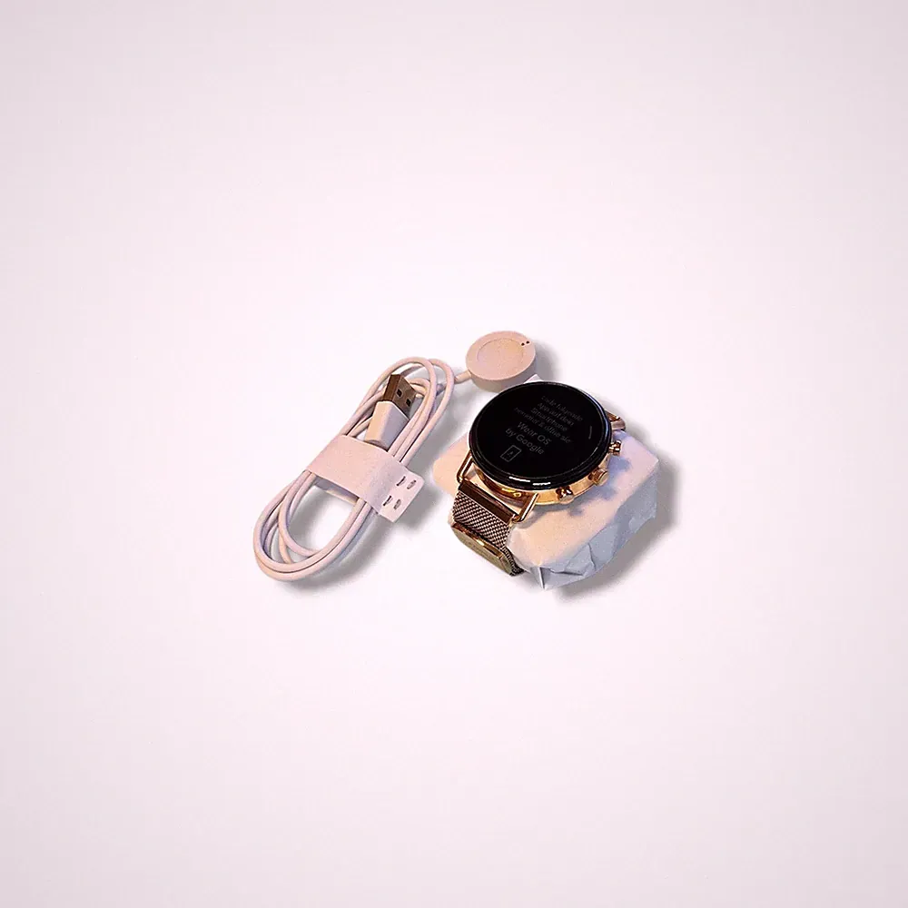 Skagen Falster 2 Smartwatch 40 mm Rose Wear OS by Google Milanaiseband Magnetsch