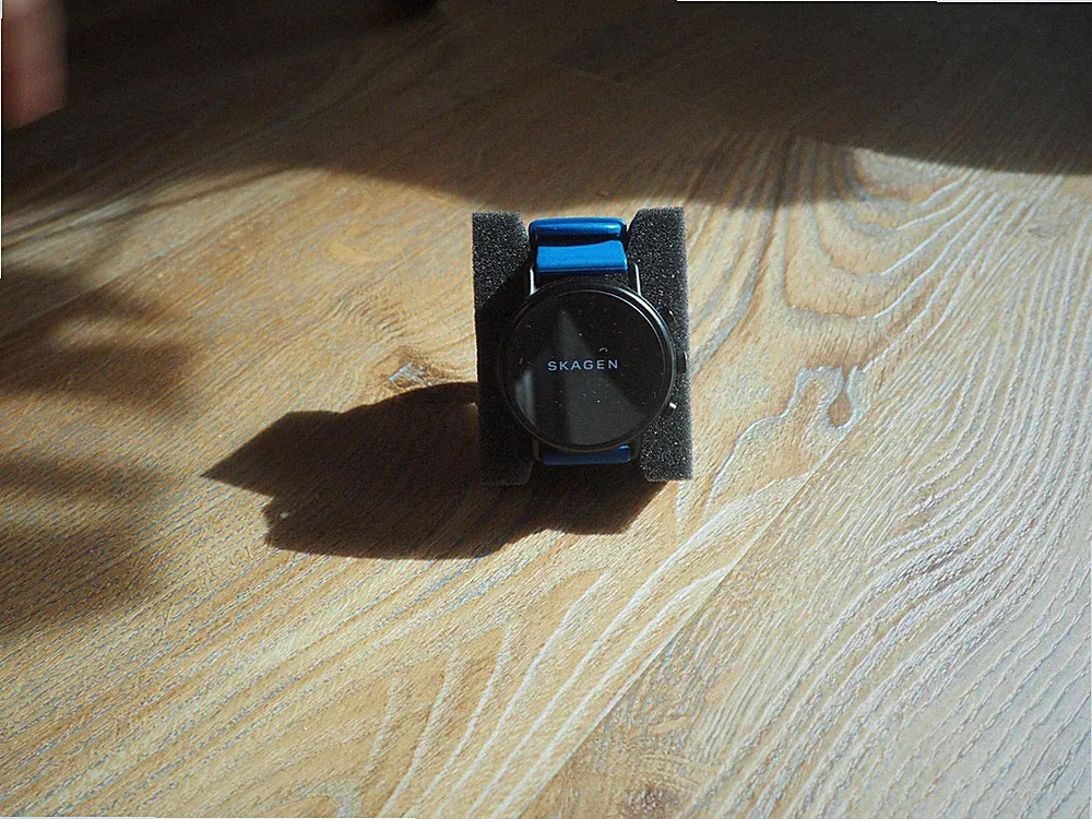 Skagen Falster 2 Unisex Display Smartwatch; schwarz/blau