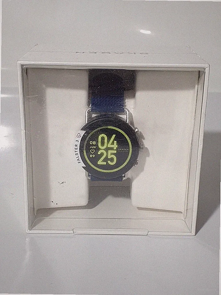 Skagen Falster 3 Smartwatch Silikon blau SKT5203