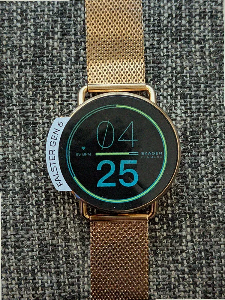 Skagen Falster Generation 6 Gold Milanaise Smartwatch Android Wear WearOS
