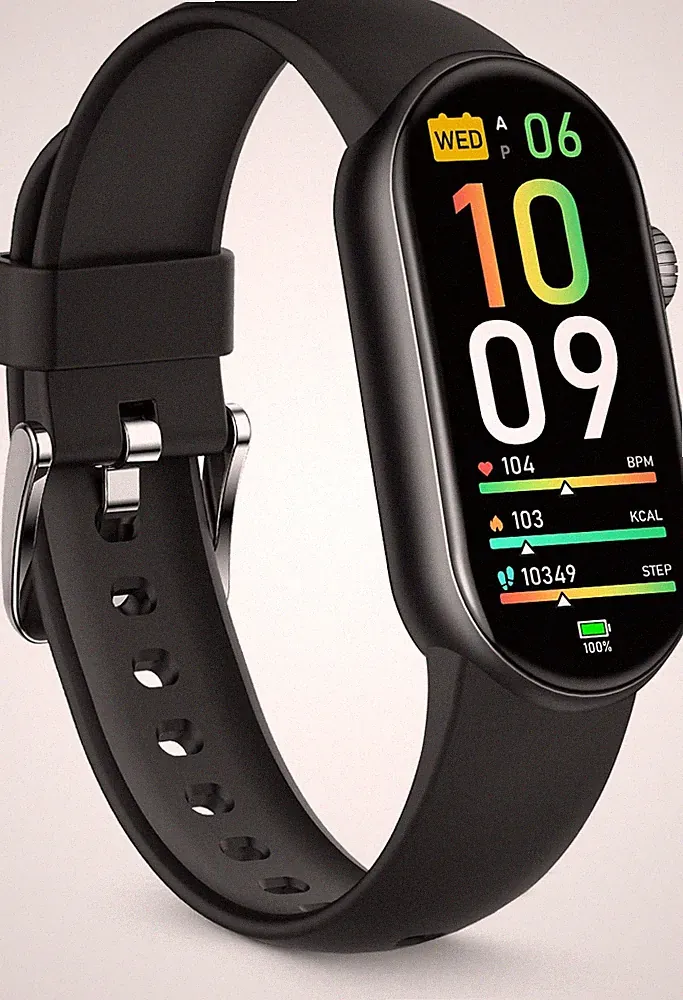 Slim Fitness Tracker AMOLED mit, , 24/7 Herzfrequenz- und Schlaftracking, IP68...