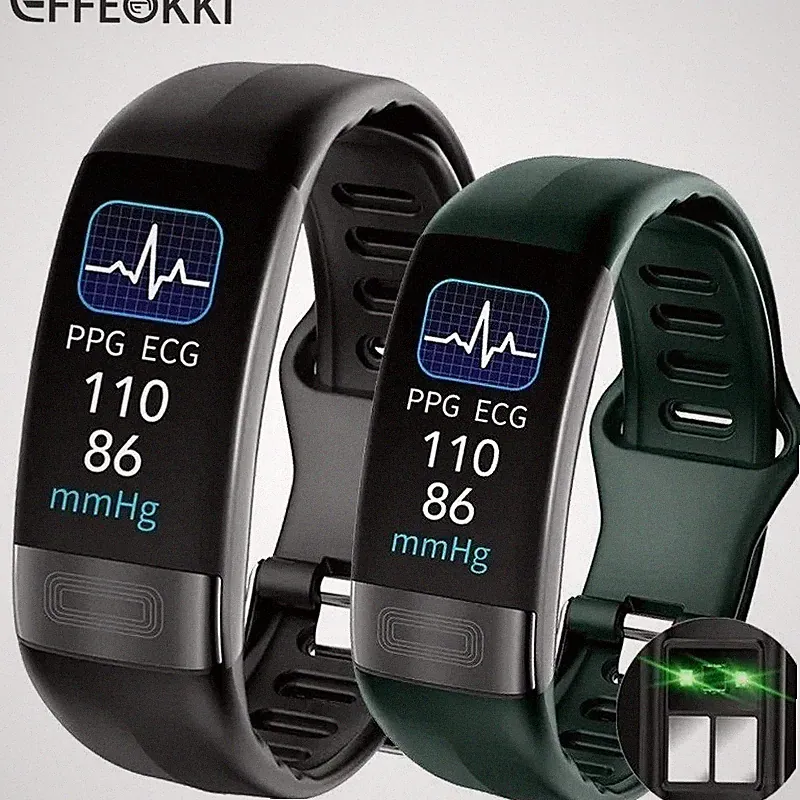 Smart Armband Tracker für Damen/Herren EKG+PPG Gesundheit Sport Smartwatch Fitness