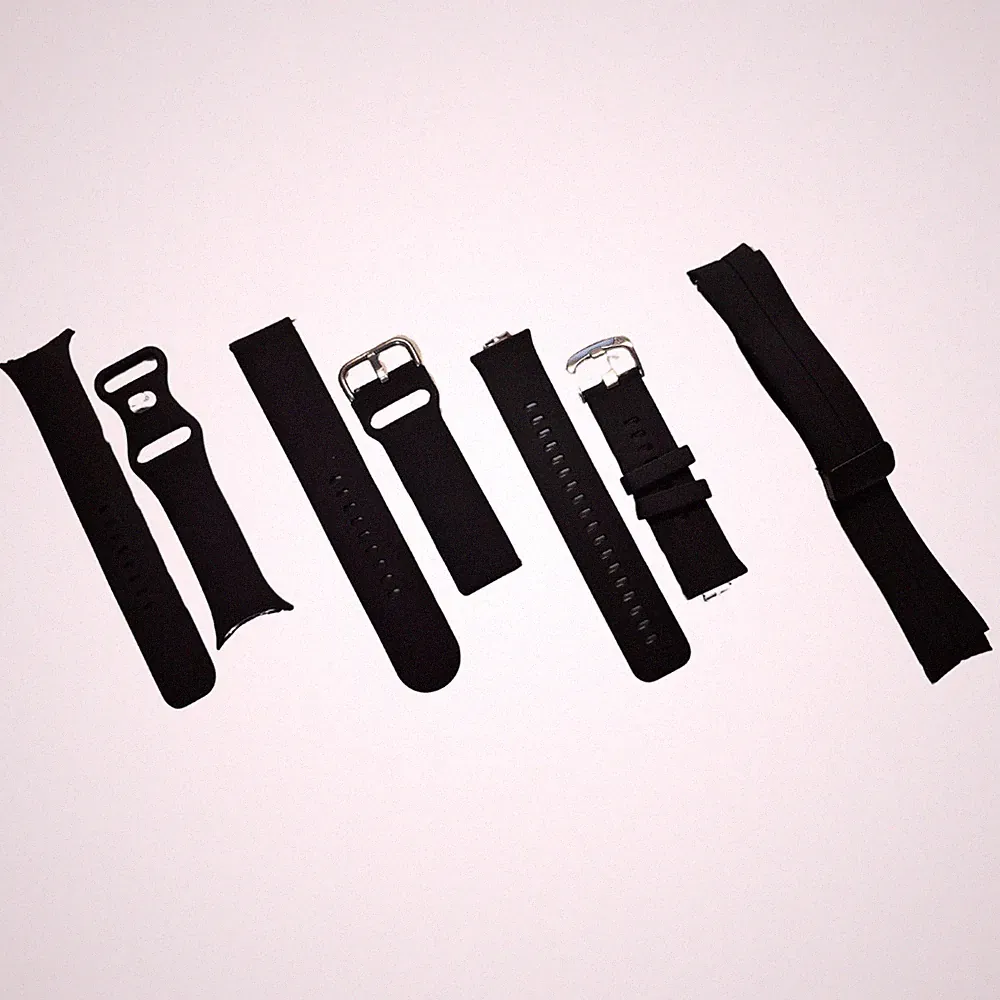 Smart Watch Bänder kompatibel für Fitbit, Google, Huawai, Samsung Uhren schwarz