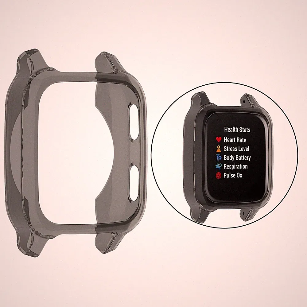 Smart Watch Case Cover Schale passend für Garmin Venu SQ, Soft TPU High