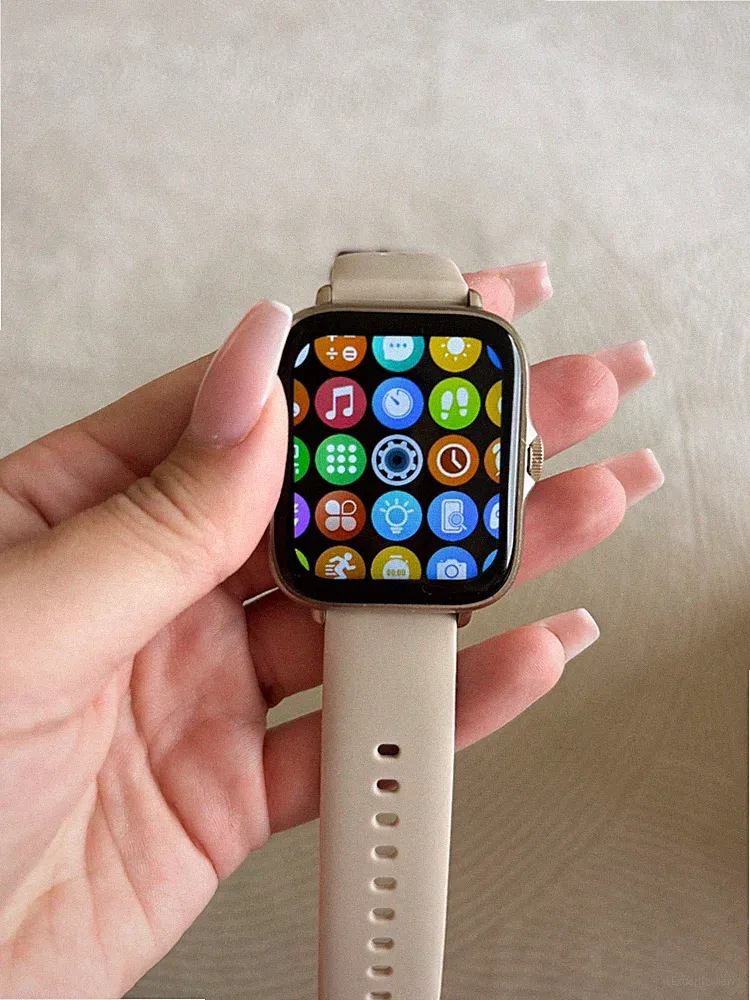 Smart Watch für Android Und iOS Cream/Beige