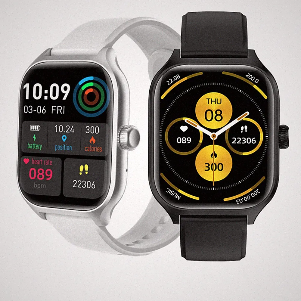 Smart Watch Herren Damen Android IOS Fitness Blutdruck Herzfrequenz UK Verkäufer