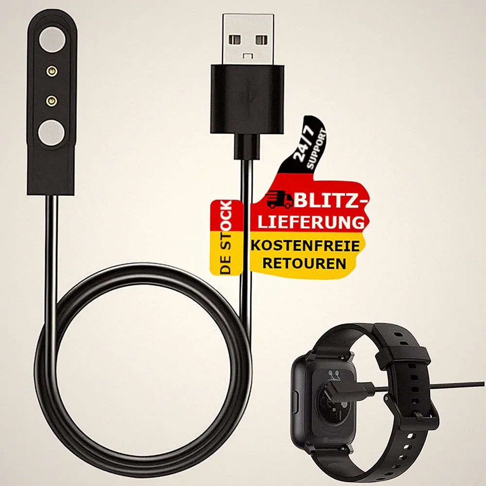 Smart Watch Ladekabel Ersatz USB Ladekabel Kompatibel 4 Mm Universal Smartwatch
