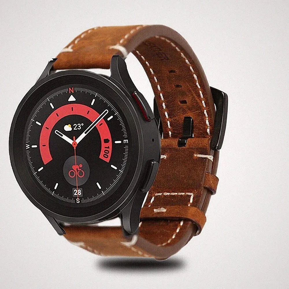 smartwatch armband 22mm braun