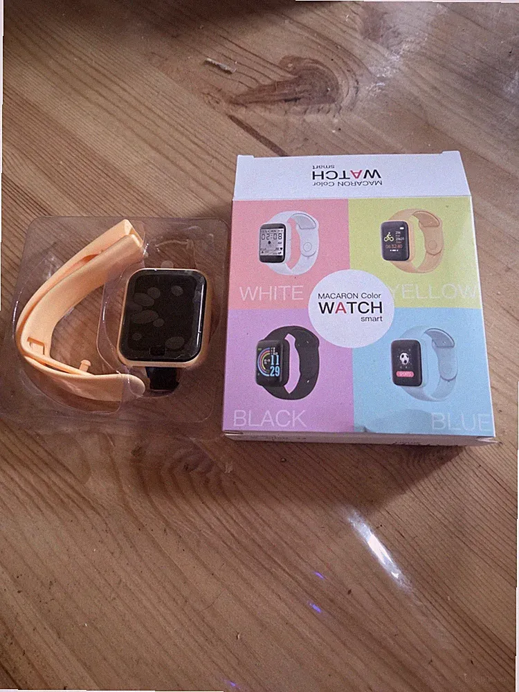 Smart Watch Macaron Gelb