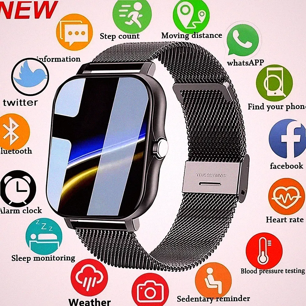Smart Watch Men Women Fitness Tracker Digital Sports Smartwatch Bluetooth Call