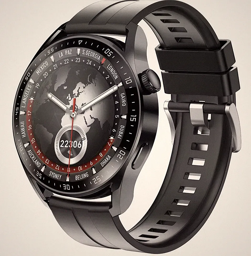 Smartwatch, 1,5-Zoll-Display, Herzfrequenz, Blutdruck, Sport, Weihnachtsgeschenk