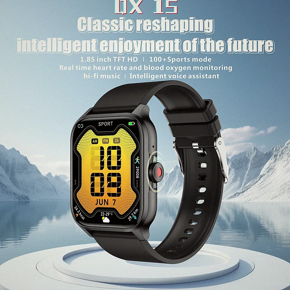 Smartwatch 1 85 Zoll HD Vollfarb-Touchscreen Fitness-Smartwatch