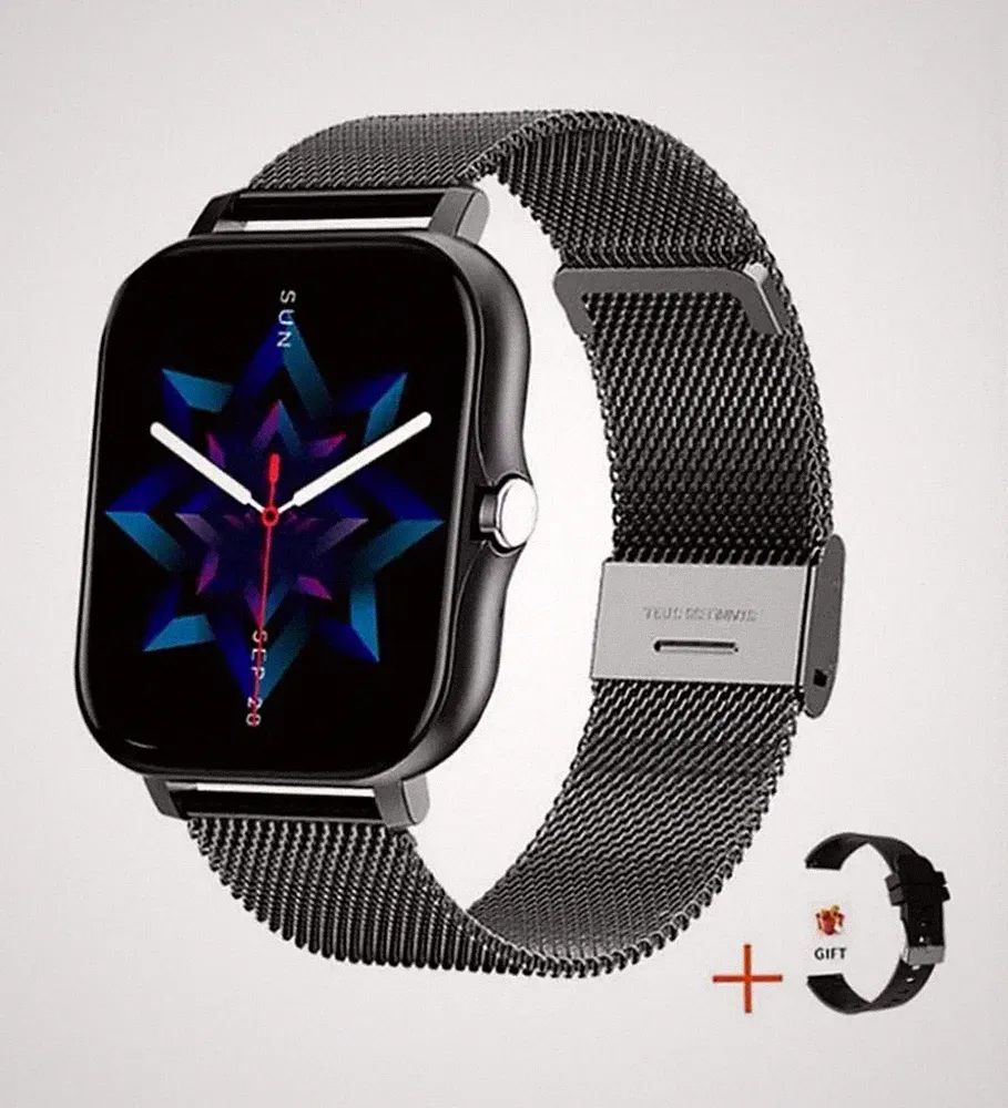 Smartwatch 2 Armbänder Sport & Elegant Fitness Tracker Bluetooth Android iOS