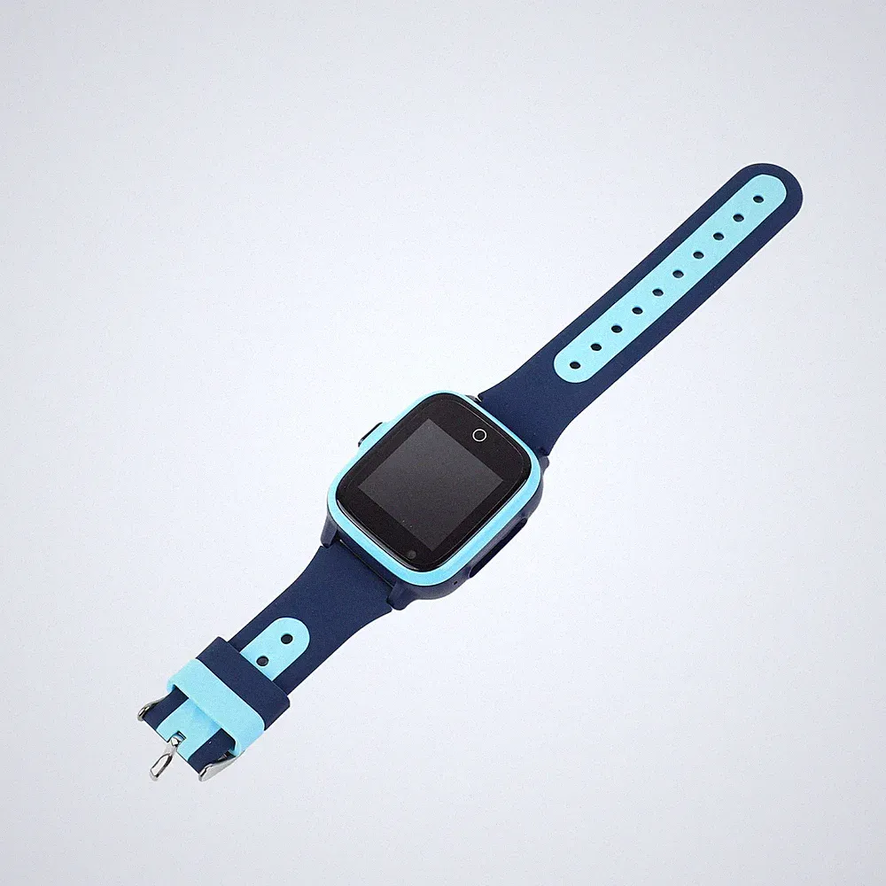Smartwatch 4G GPS 1 4 Touch IPX7 Wasserdicht Video Anruf Blau