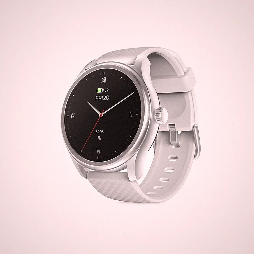 Smartwatch "5010", Schlafüberwachung, rund, wasserdicht, 1,38“, Silber/Grau (001