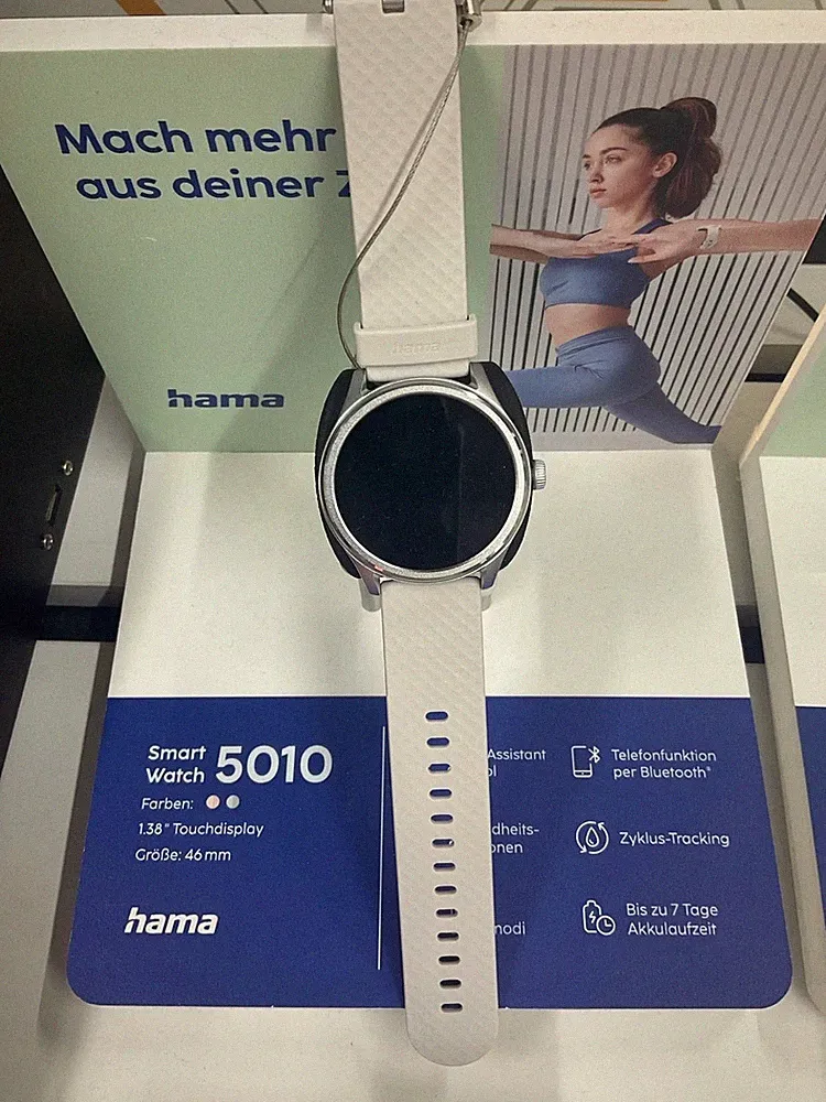 Smartwatch "5010", Schlafüberwachung, rund, - Wie neu 1#14756051