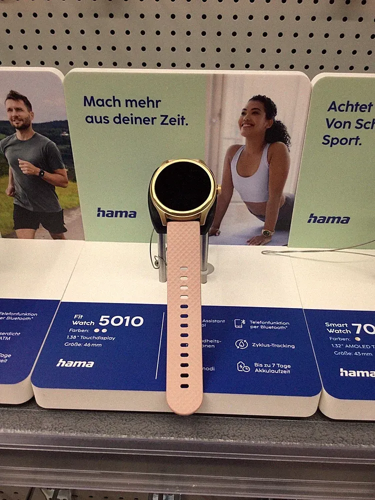 Smartwatch "5010", Schlafüberwachung, rund, - Wie neu 1#22457709