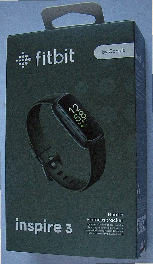 Smartwatch Aktivitäts Health + Fitnesstracker Google fitbit inspire 3 schwarz